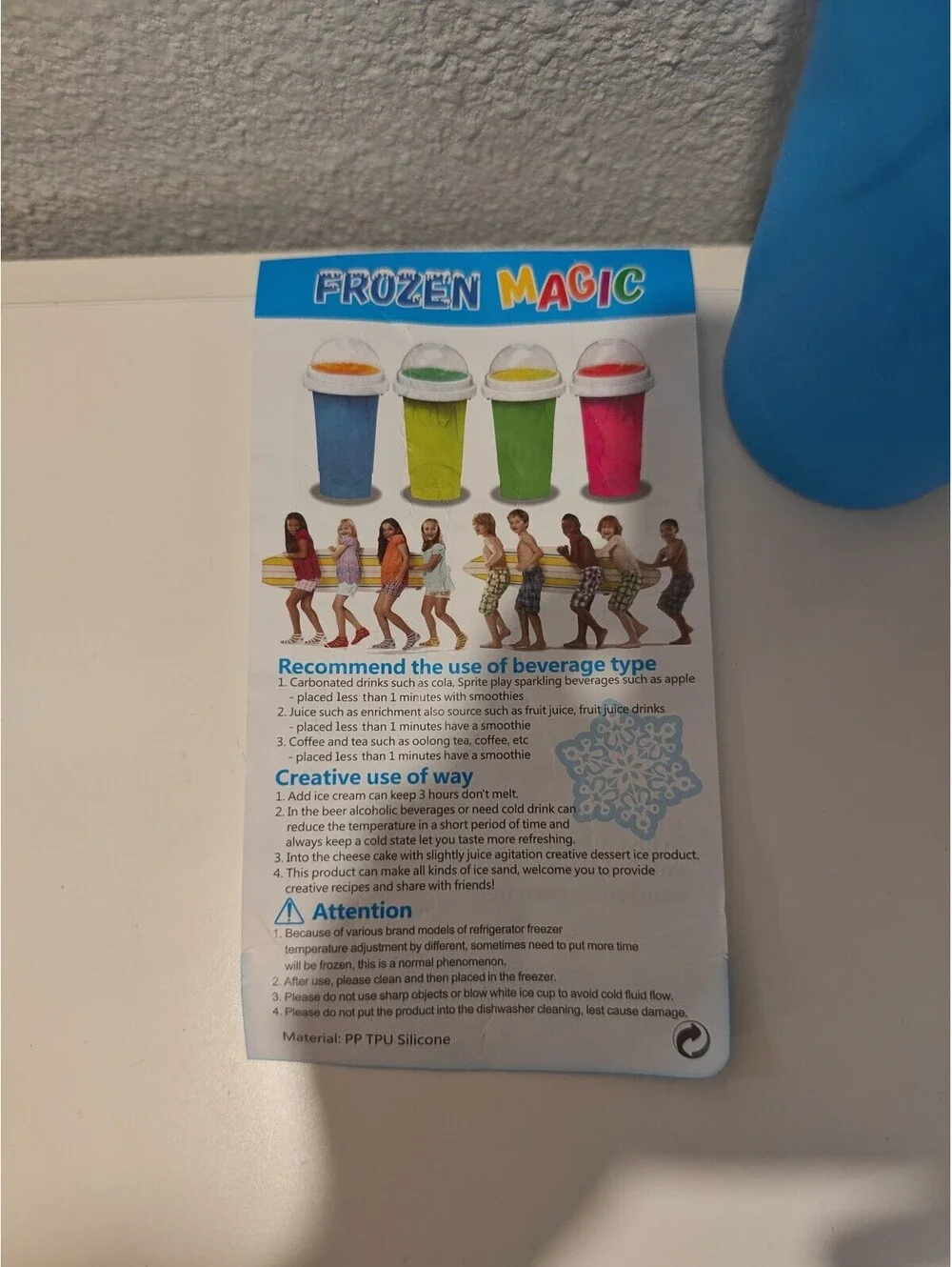 Frozen Magic Freeze Squeeze Enjoy Silicone Squeeze Cup - Re-